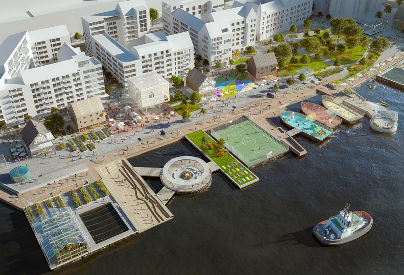 Skeppsbron – urbanism, placemaking och inredningsarkitektur i Älvstaden, arkitekt: LINK Arkitektur