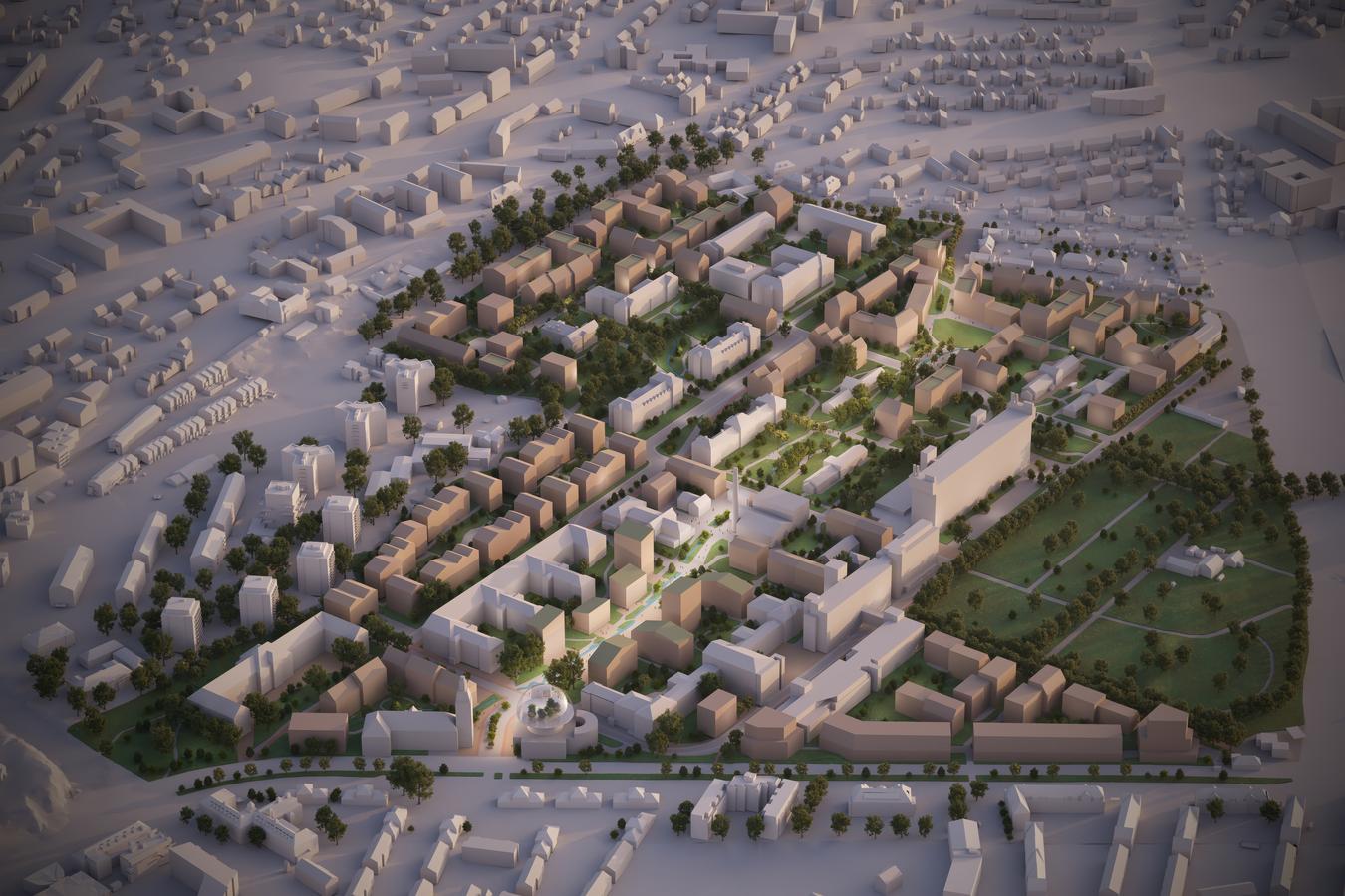Ullevål sykehusområde plantegning